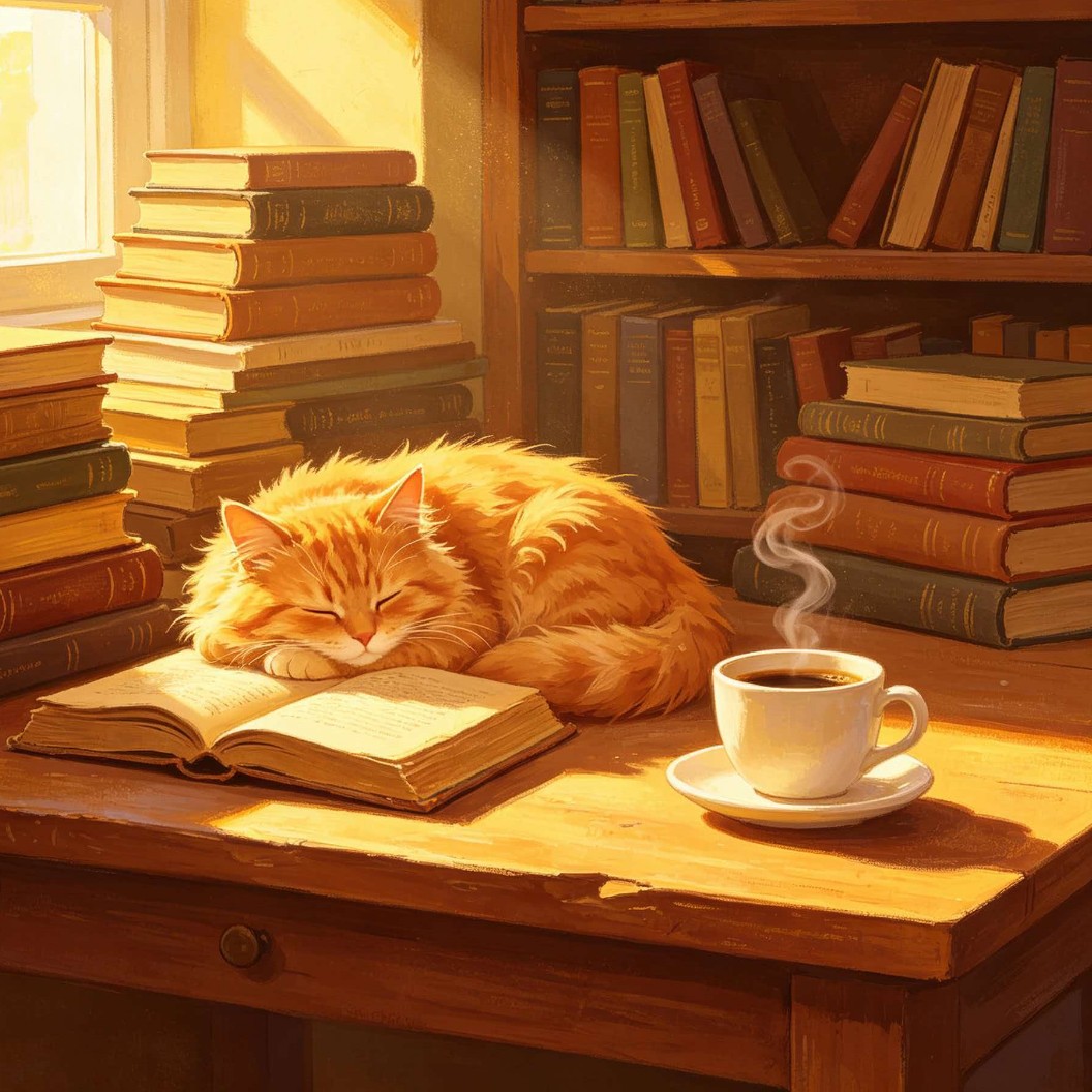 窗前橘猫 在线拼图