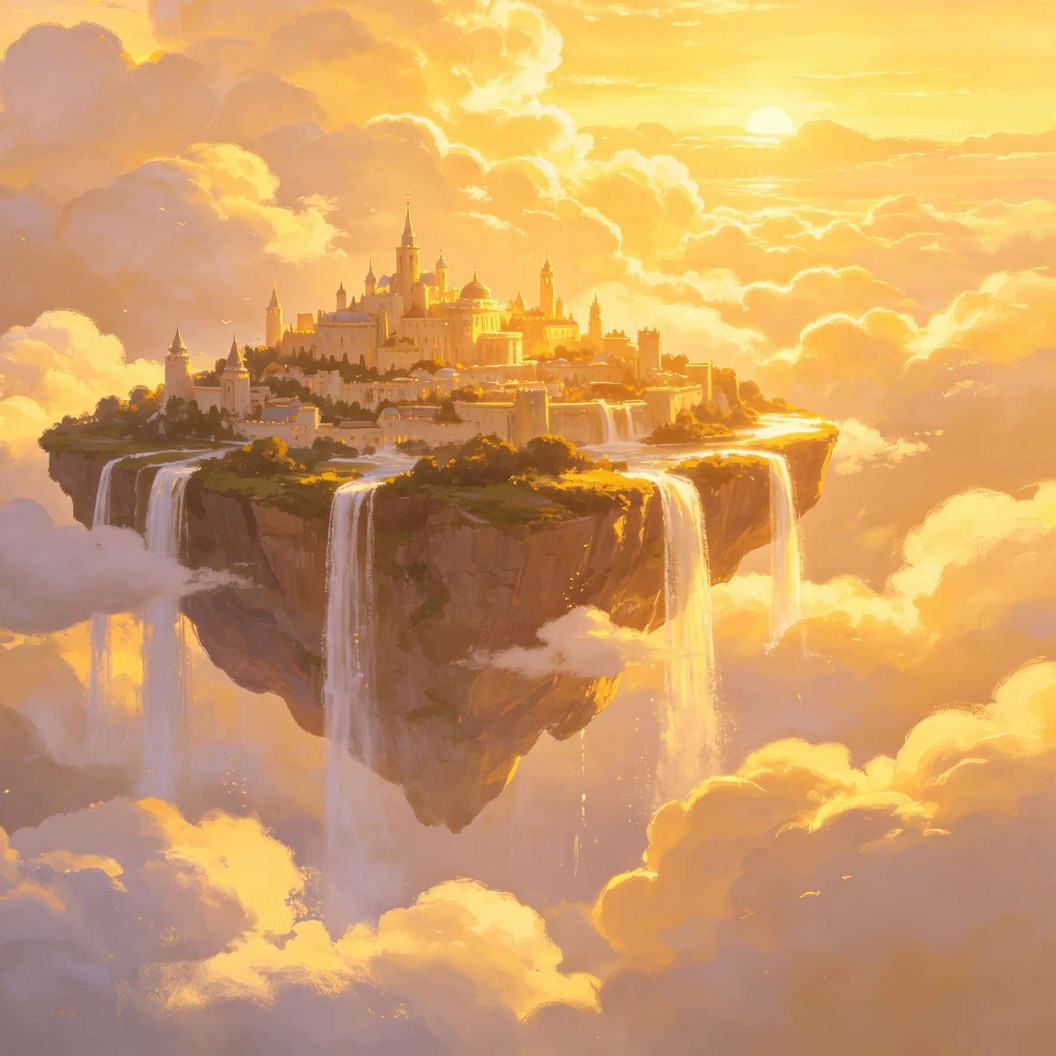 天空之城 在线拼图
