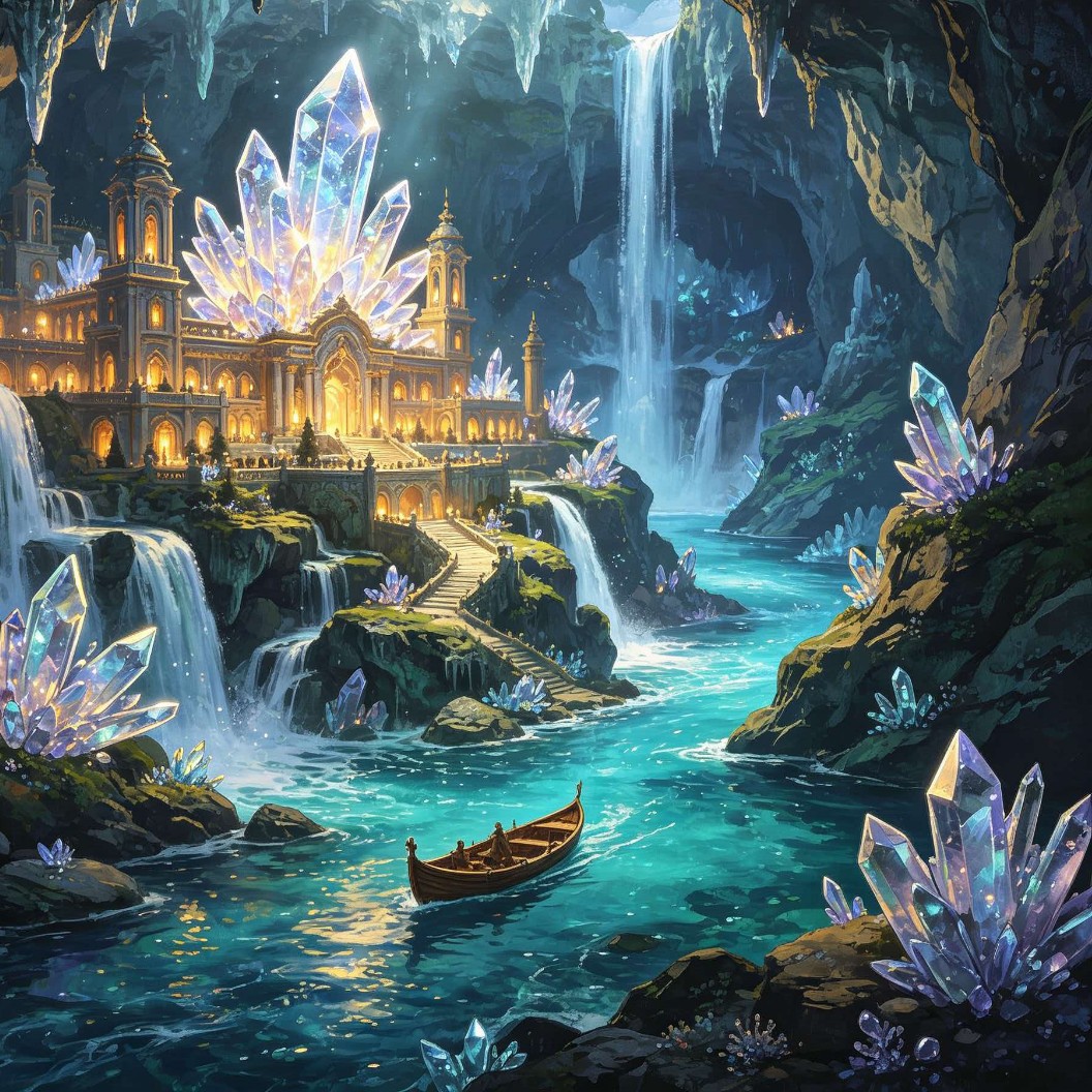 水晶洞窟 在线拼图
