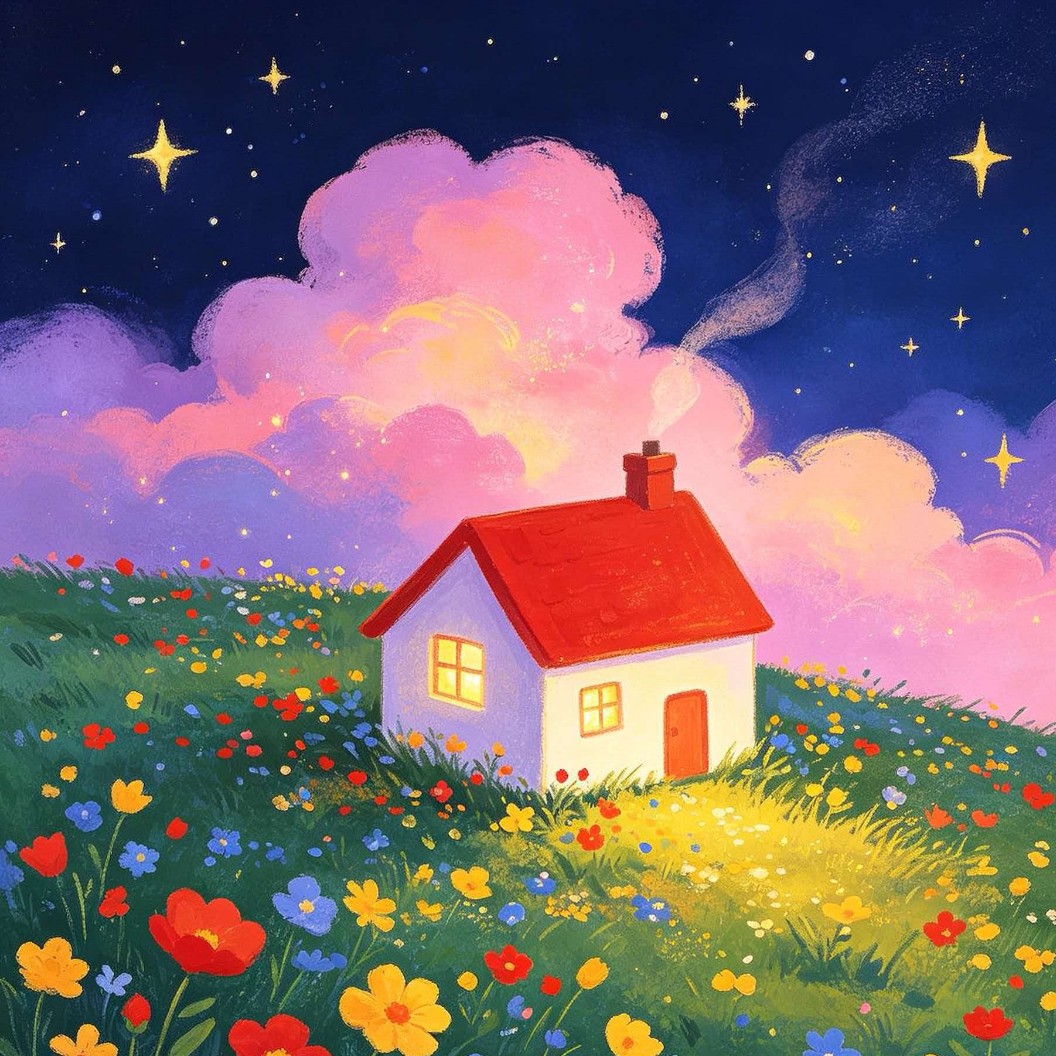 星夜小屋 在线拼图