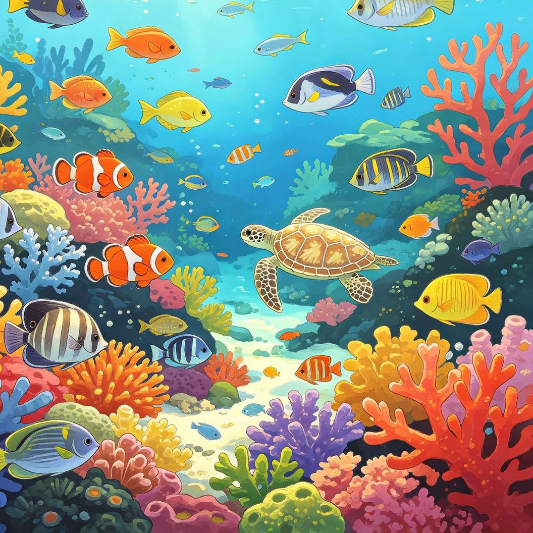 珊瑚海床 在线拼图