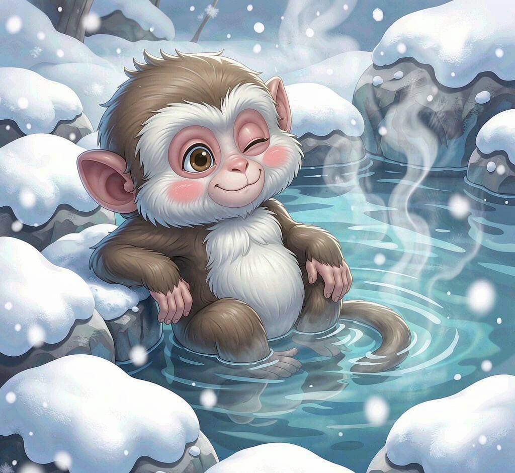 雪猴温泉 在线拼图