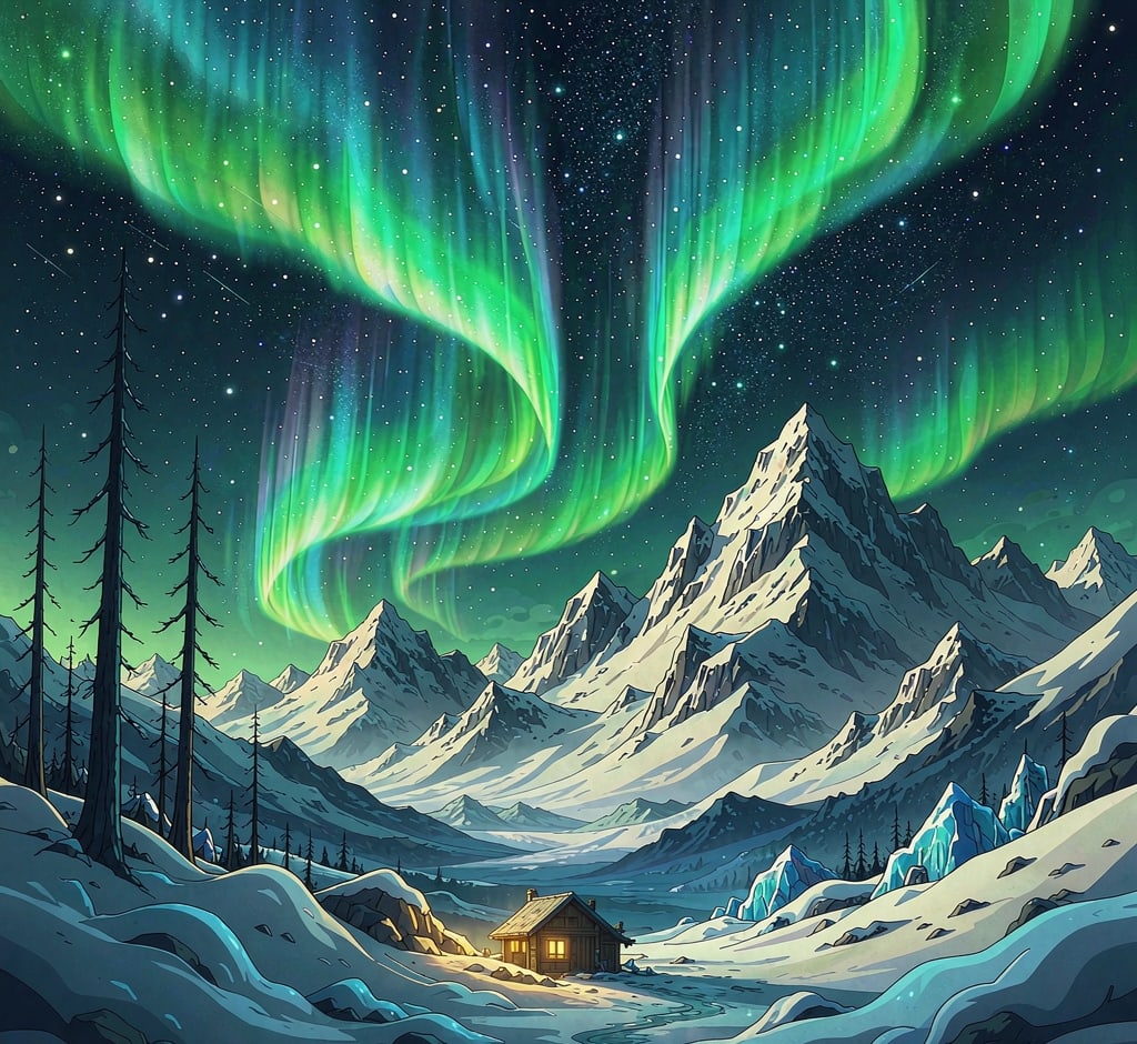 极光雪原 在线拼图