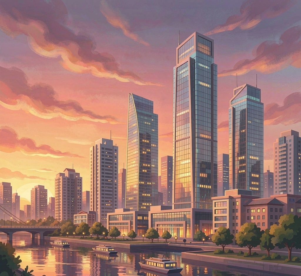 暮色天际线 在线拼图